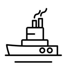 Fishing Boat Icon