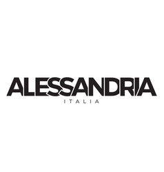 Alessandria In The Italia Emblem Design