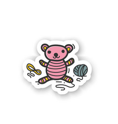 Amigurumi Handmade Sticker