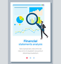 Finance Report Concept Financial Statements