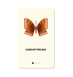 Beautiful Butterfly Flat Icon