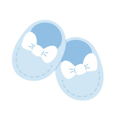 Blue Baby Shoes Icon