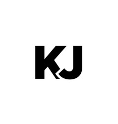 Letter K And J Kj Logo Design Template Minimal