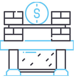 Fundamential Of Investing Line Icon Outline