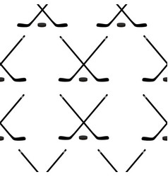 Hockey Seamless Pattern Simple