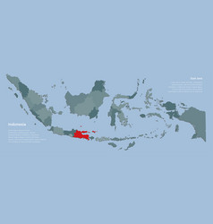 Province East Java And Country Map