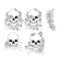 Female Skull Stickers