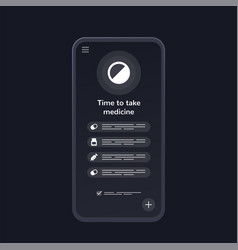 Pill Reminder App Mobile Ui Design