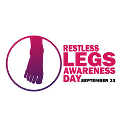 Restless Legs Awareness Day