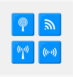 Wifi Hotspot 3d Icon Set Modern Style