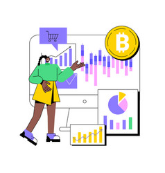 Cryptocurrency Market Abstract Concept