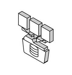 Data Integration Database Isometric Icon