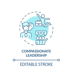 2d Customizable Line Icon Compassionate