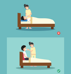 Right And Wrong Way Of Getting The Patient A Drink