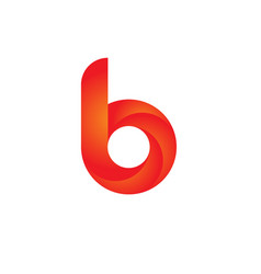 B Modern Logo Design Digital Png