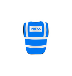 Safety Vest For Press Media With Visible