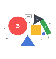 Abstract Crypto Money Set