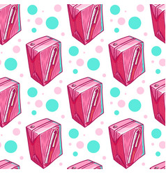 Juice Box Seamless Pattern On White Background