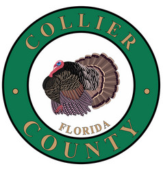 Coat Arms Collier County In Florida Usa