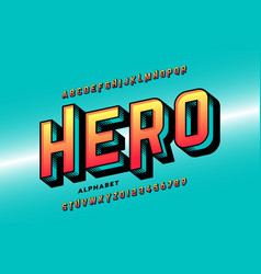 Superhero in style comic pop Royalty Free Vector Image