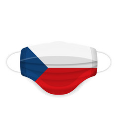 Medical Mask Czech Republic Flag