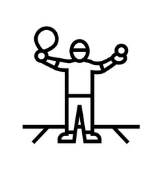 Sport Child Fun Line Icon