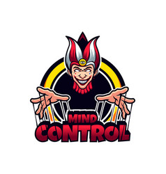 Mad Joker Clown Mind Control Mascot