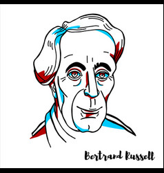 Bertrand Russell Portrait