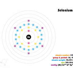 Infographic Of The Element Of Selenium