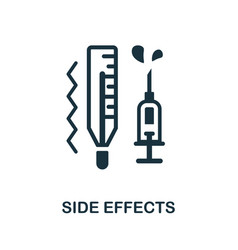 Side Effects Icon Monochrome Sign From