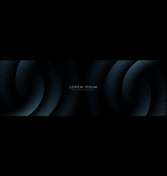 Black Abstract Background With Glowing Curved