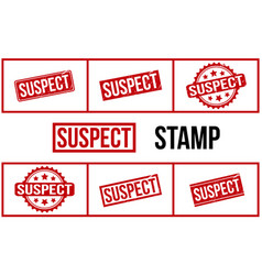 Suspect Rubber Stamp Set