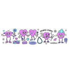 Anti Valentine S Day Y2k Set With Cupid Characters