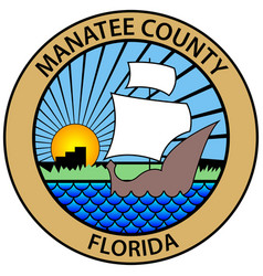 Coat Arms Manatee County In Florida Usa