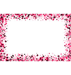 Pink Heart Horizontal Rectangle Frame