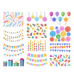 Cartoon Birthday Party Elements Balloons