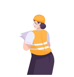 Female Oil Worker Composition