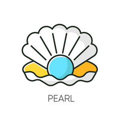 Pearl Rgb Color Icon Open Seashell Brightening