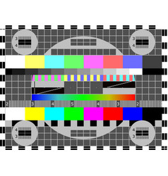 Television Test Card Or Pattern