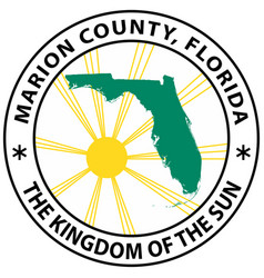 Coat Arms Marion County In Florida Usa