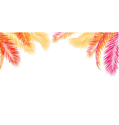 Palm Tree Leaves Frame