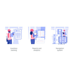 Warehouse Management System Isolated Concept