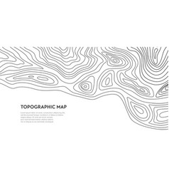 Topographic Map Grid Relief Contour Of Terrain