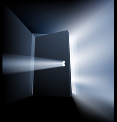 Ajar Door Light Beam Concept