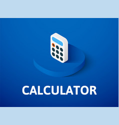 Tools calculator icons set Royalty Free Vector Image