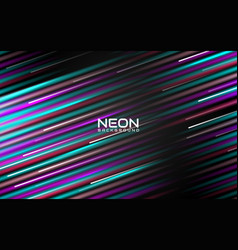 Colorful Neon Lines Background