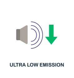 Ultra Low Emission Icon Simple Element From