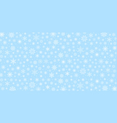 Pastel Blue Winter Background With Snowflakes