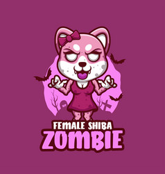 Female Shiba Inu Zombie