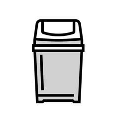 Bin Waste Sorting Color Icon